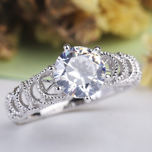 Six Prong Fashion Custom Ring - Image 3