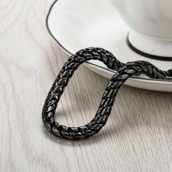 Custom Stainless Steel Vintage Mens Bracelet - Image 3