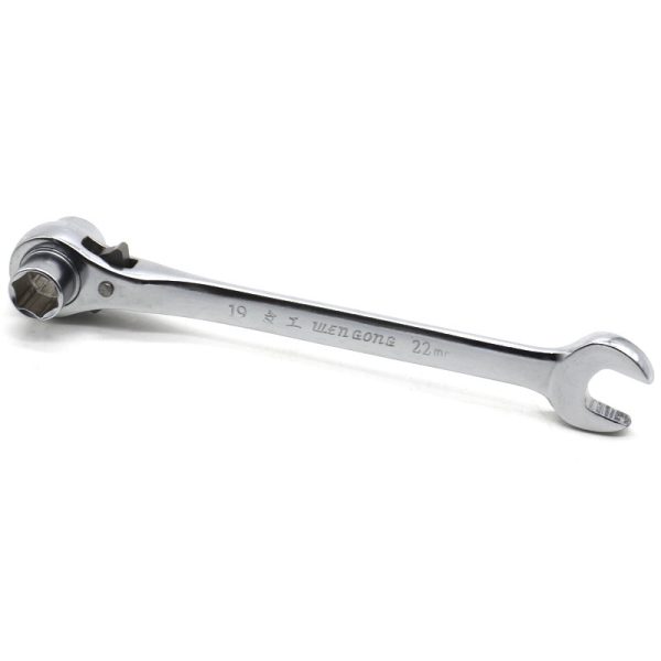 Fast-Action Hexagonal Ratchet Wrench with Pointed Tail for Efficient Use