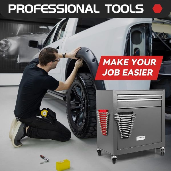 Magnetic Wrench Holder - Removable Tool Storage Rack & Wrench Bracket - Image 2