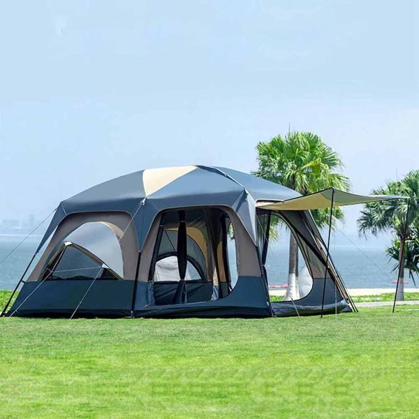 Spacious Oversize Automatic Camping Tent for Effortless Setup and Comfort - Image 4