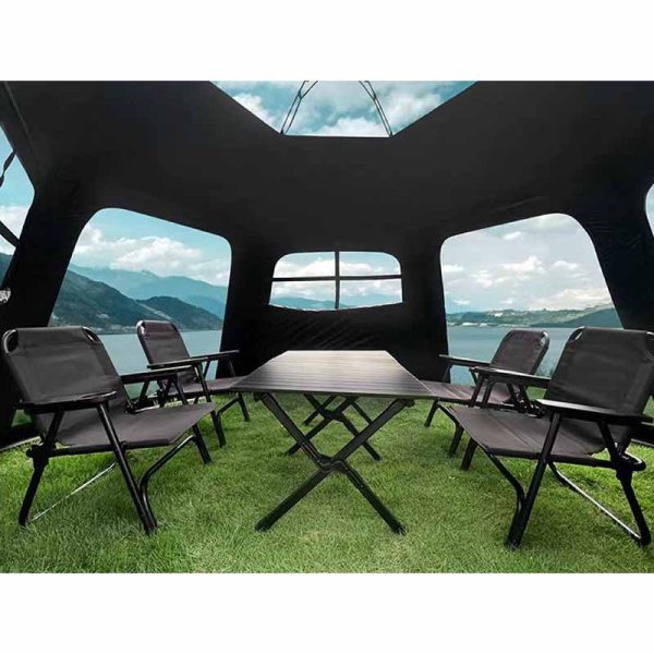 Hexagonal Vinyl Automatic Camping Tent for Effortless Outdoor Adventures - Image 5