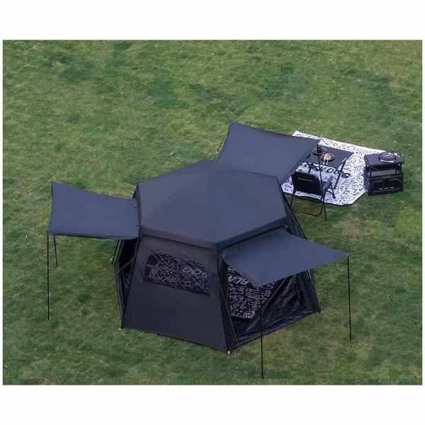 Hexagonal Vinyl Automatic Camping Tent for Effortless Outdoor Adventures - Image 7