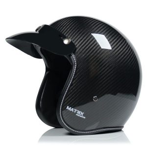 Vintage-Style Motorcycle Helmet for Men - Retro Riding Gear