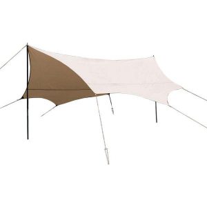 Durable Canvas Camping Shelter Sunshade Tarp for Outdoor Adventures