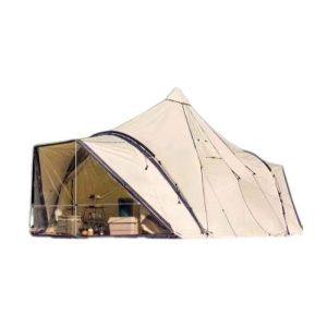 Spacious Oversize Glamping Tunnel Tent for Ultimate Outdoor Comfort