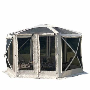 Automatic Hexagonal Screen House Gazebo Tent for Outdoor Comfort