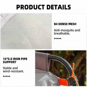 Car Rear Tent with Awning - Perfect for Outdoor Adventures and Camping