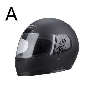 Men’s Car Helmet - Warm, Anti-Fog Full Face Protection with Detachable Bib