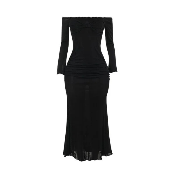 Stylish Elegant Sexy Slim-fit Off-shoulder Chest Dress for Fashion Lovers - Image 10