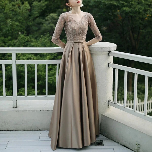 Elegant Evening Dress for Women - Perfect for Banquet Parties - Image 8