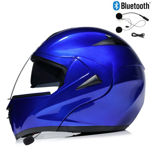 Bluetooth Electric Helmet for Men - Premium Electric Motorcycle Helmet - Image 3