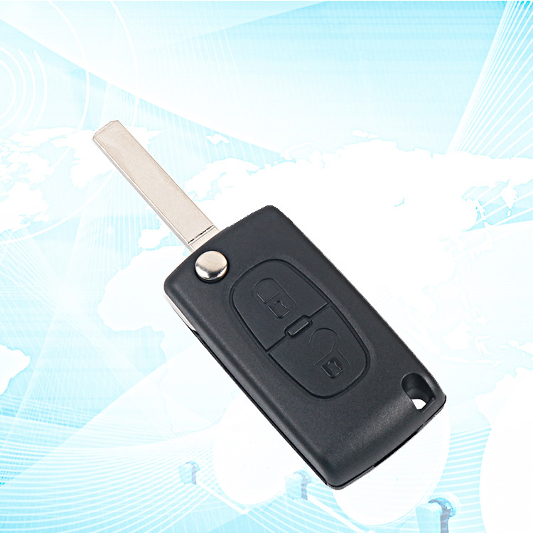 2-Button Car Key - Reliable Remote Key Fob for Easy Vehicle Access