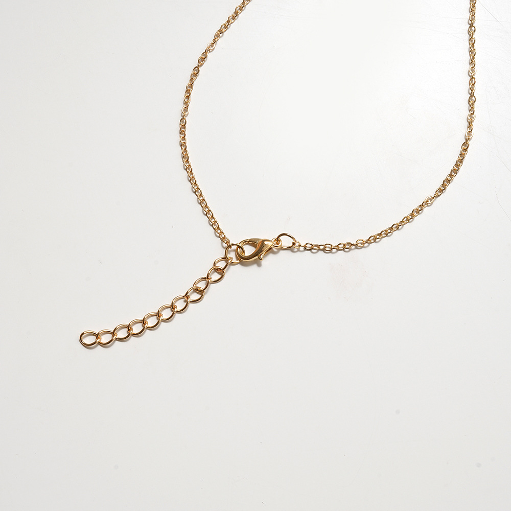 Stylish Sunflower Necklace - Unique Alloy Drip Pendant Clavicle Chain Accessory - Image 4