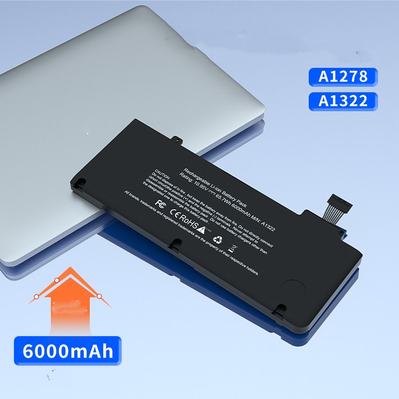 High-Quality Macbook Air Pro Battery Replacement for A1466, A1502, A1398 Laptops