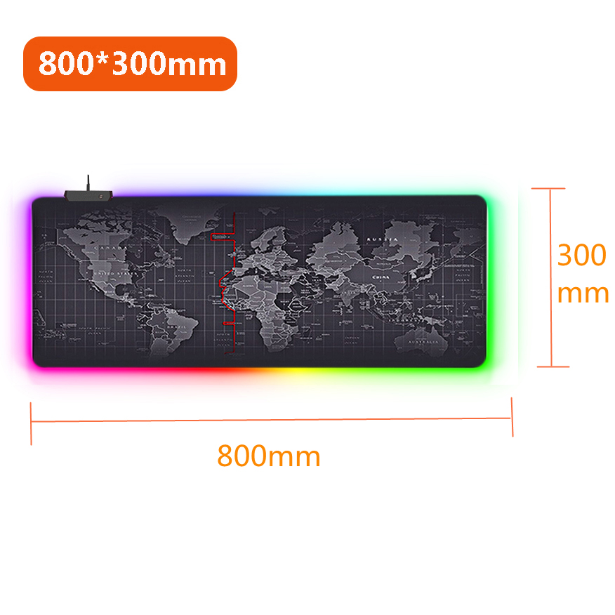 Large Gaming Mouse Pad, Colorful Seaming, Waterproof Cloth for Gamers