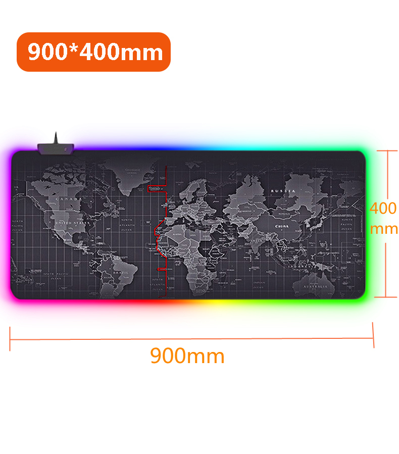 Large Gaming Mouse Pad, Colorful Seaming, Waterproof Cloth for Gamers - Image 9