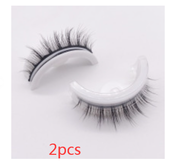 Reusable 3D Mink Lashes - Natural Self-Adhesive False Eyelashes, Glue-Free Silk Makeup Extensions - Image 5