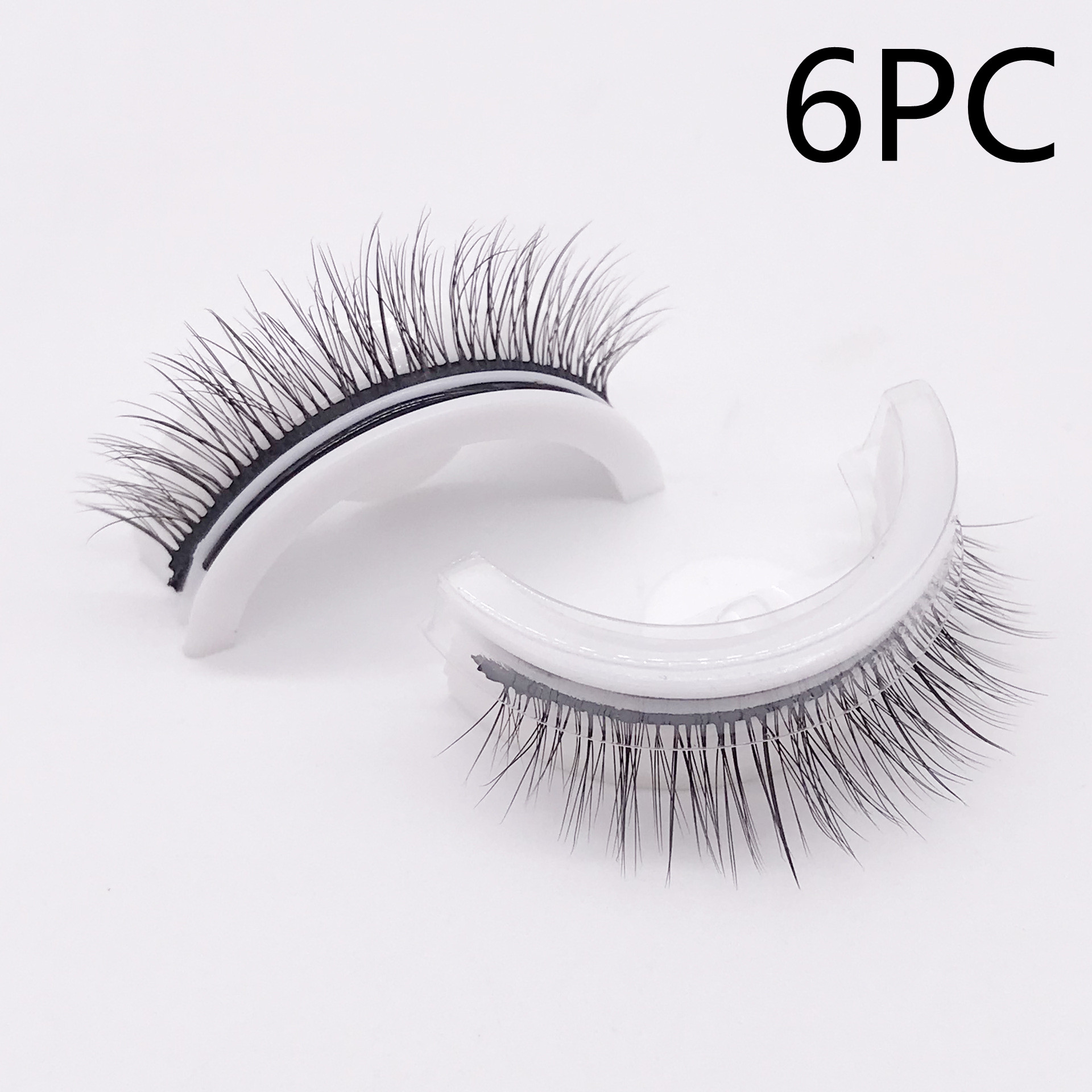 Reusable 3D Mink Lashes - Natural Self-Adhesive False Eyelashes, Glue-Free Silk Makeup Extensions - Image 8