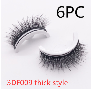 Reusable 3D Mink Lashes - Natural Self-Adhesive False Eyelashes, Glue-Free Silk Makeup Extensions - Image 24
