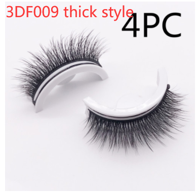 Reusable 3D Mink Lashes - Natural Self-Adhesive False Eyelashes, Glue-Free Silk Makeup Extensions - Image 27