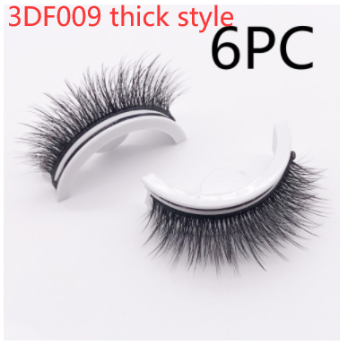 Reusable 3D Mink Lashes - Natural Self-Adhesive False Eyelashes, Glue-Free Silk Makeup Extensions - Image 28