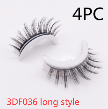 Reusable 3D Mink Lashes - Natural Self-Adhesive False Eyelashes, Glue-Free Silk Makeup Extensions - Image 36