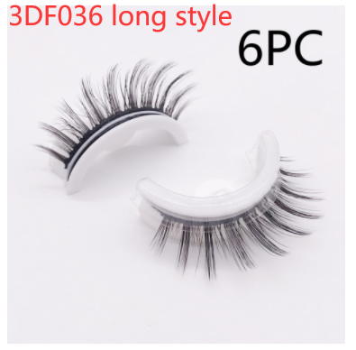 Reusable 3D Mink Lashes - Natural Self-Adhesive False Eyelashes, Glue-Free Silk Makeup Extensions - Image 38