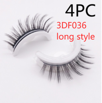 Reusable 3D Mink Lashes - Natural Self-Adhesive False Eyelashes, Glue-Free Silk Makeup Extensions - Image 42