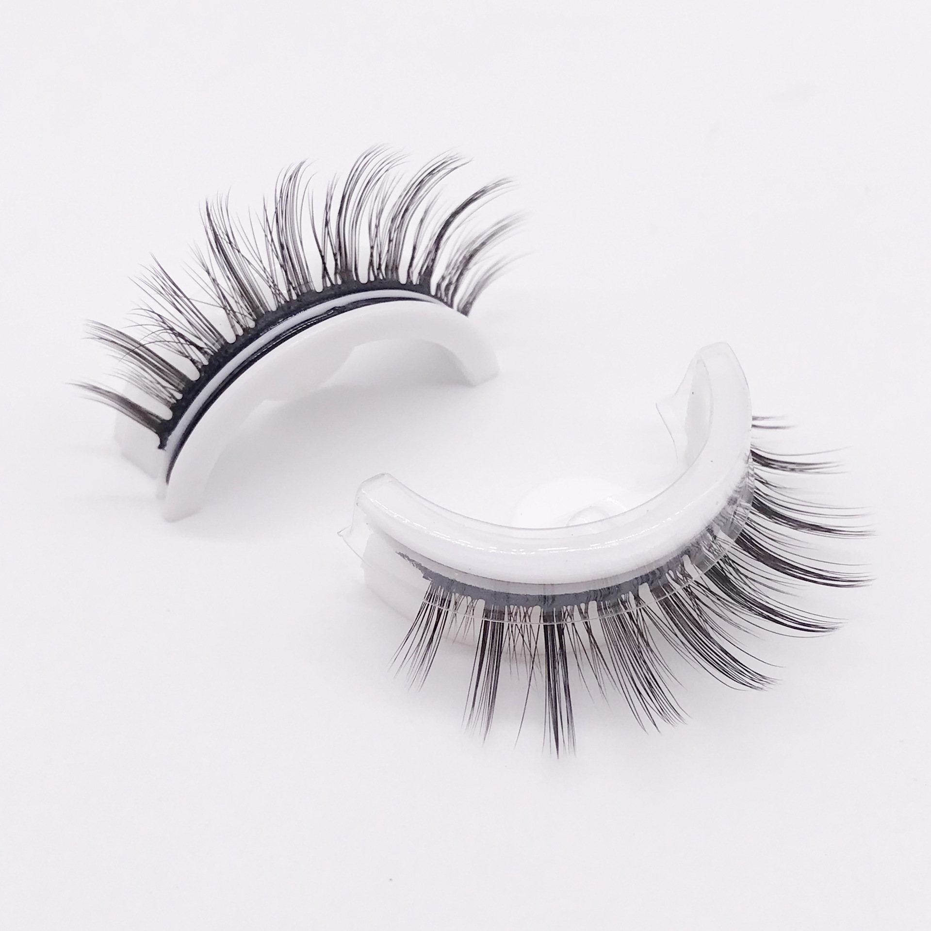 Reusable 3D Mink Lashes - Natural Self-Adhesive False Eyelashes, Glue-Free Silk Makeup Extensions - Image 45