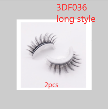 Reusable 3D Mink Lashes - Natural Self-Adhesive False Eyelashes, Glue-Free Silk Makeup Extensions - Image 46