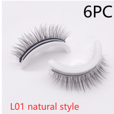 Reusable 3D Mink Lashes - Natural Self-Adhesive False Eyelashes, Glue-Free Silk Makeup Extensions - Image 50