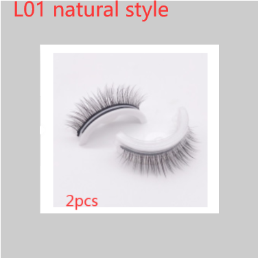 Reusable 3D Mink Lashes - Natural Self-Adhesive False Eyelashes, Glue-Free Silk Makeup Extensions - Image 52