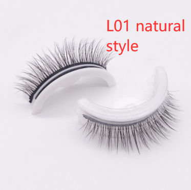 Reusable 3D Mink Lashes - Natural Self-Adhesive False Eyelashes, Glue-Free Silk Makeup Extensions - Image 55