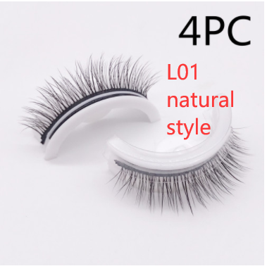 Reusable 3D Mink Lashes - Natural Self-Adhesive False Eyelashes, Glue-Free Silk Makeup Extensions - Image 58
