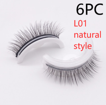 Reusable 3D Mink Lashes - Natural Self-Adhesive False Eyelashes, Glue-Free Silk Makeup Extensions - Image 59