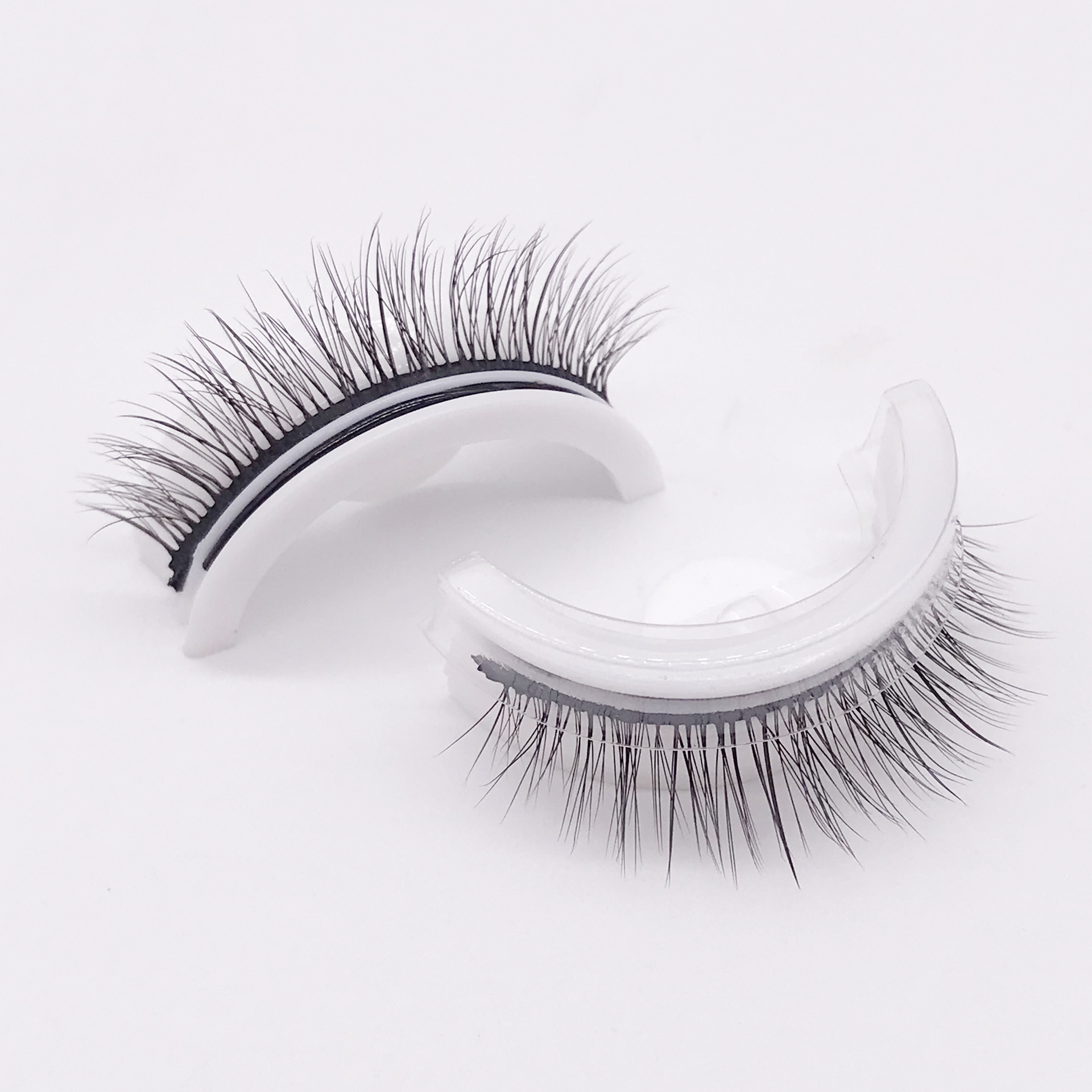 Reusable 3D Mink Lashes - Natural Self-Adhesive False Eyelashes, Glue-Free Silk Makeup Extensions - Image 67