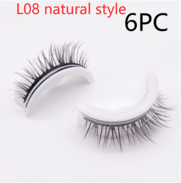 Reusable 3D Mink Lashes - Natural Self-Adhesive False Eyelashes, Glue-Free Silk Makeup Extensions - Image 68