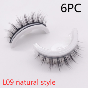 Reusable 3D Mink Lashes - Natural Self-Adhesive False Eyelashes, Glue-Free Silk Makeup Extensions - Image 73