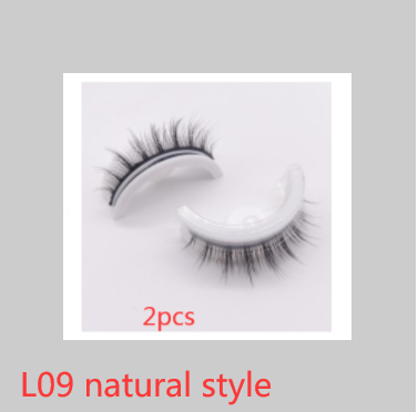 Reusable 3D Mink Lashes - Natural Self-Adhesive False Eyelashes, Glue-Free Silk Makeup Extensions - Image 74