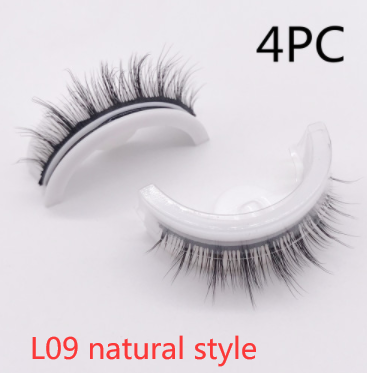 Reusable 3D Mink Lashes - Natural Self-Adhesive False Eyelashes, Glue-Free Silk Makeup Extensions - Image 75