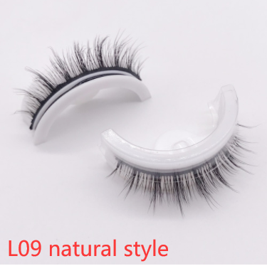 Reusable 3D Mink Lashes - Natural Self-Adhesive False Eyelashes, Glue-Free Silk Makeup Extensions - Image 76