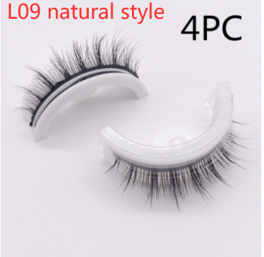 Reusable 3D Mink Lashes - Natural Self-Adhesive False Eyelashes, Glue-Free Silk Makeup Extensions - Image 80
