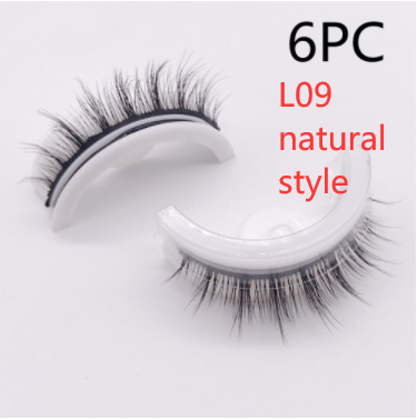 Reusable 3D Mink Lashes - Natural Self-Adhesive False Eyelashes, Glue-Free Silk Makeup Extensions - Image 81