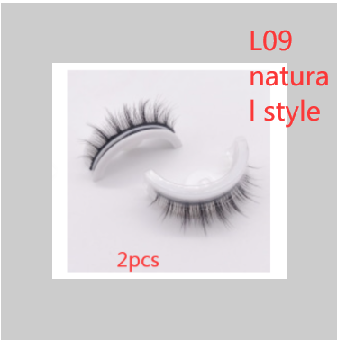 Reusable 3D Mink Lashes - Natural Self-Adhesive False Eyelashes, Glue-Free Silk Makeup Extensions - Image 82