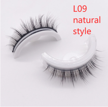 Reusable 3D Mink Lashes - Natural Self-Adhesive False Eyelashes, Glue-Free Silk Makeup Extensions - Image 83