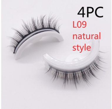Reusable 3D Mink Lashes - Natural Self-Adhesive False Eyelashes, Glue-Free Silk Makeup Extensions - Image 84