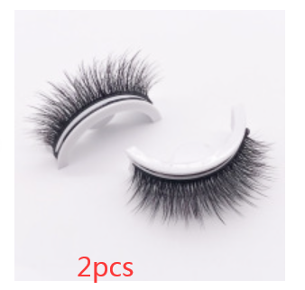 Reusable 3D Mink Lashes - Natural Self-Adhesive False Eyelashes, Glue-Free Silk Makeup Extensions - Image 88
