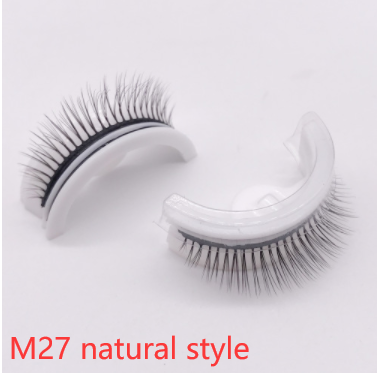 Reusable 3D Mink Lashes - Natural Self-Adhesive False Eyelashes, Glue-Free Silk Makeup Extensions - Image 89