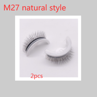 Reusable 3D Mink Lashes - Natural Self-Adhesive False Eyelashes, Glue-Free Silk Makeup Extensions - Image 93